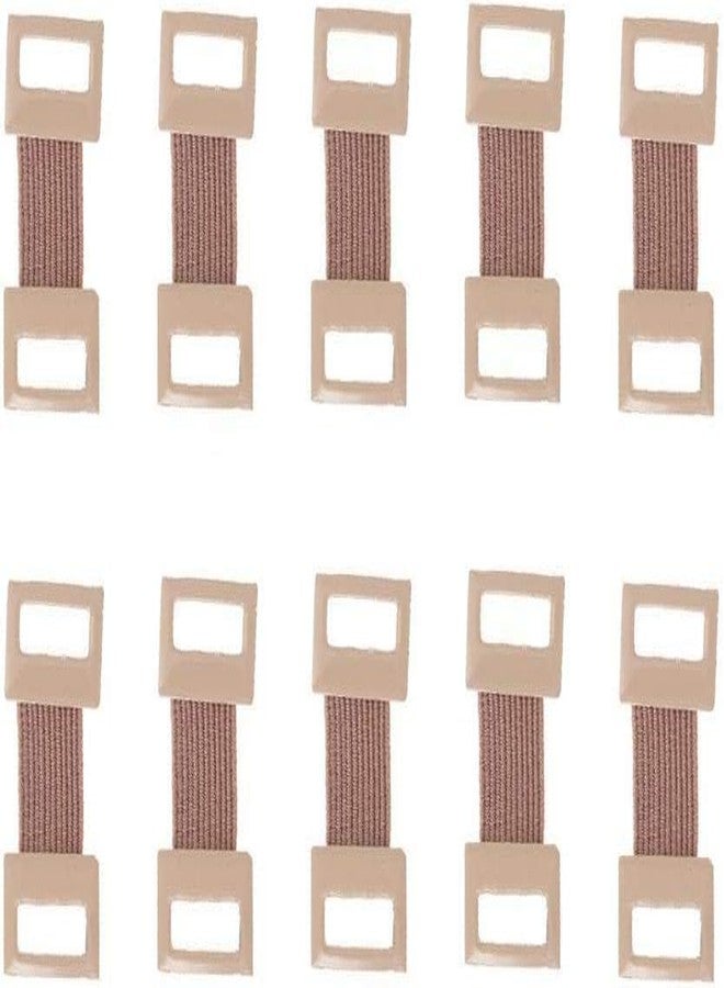 Qintreesify 10pcs Skin Color Elastic Bandage Clips,Wrap Clips Stretch Metal Clips,Ace Bandage,Large Bandaids,Replaceable Wrap Clips Adhesive Bandages for Various Types Bandages - Image 1